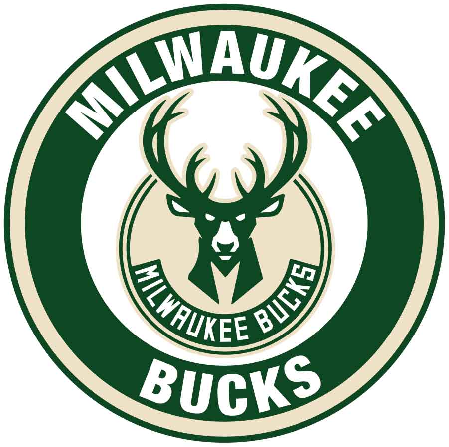 Milwaukee Bucks Circle Logo Vinyl Decal / Sticker 5 sizes!! Sportz