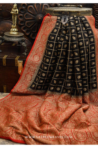 Georgette khaddi sarees