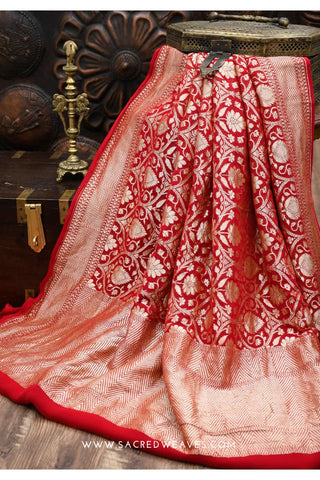 Georgette khaddi sarees