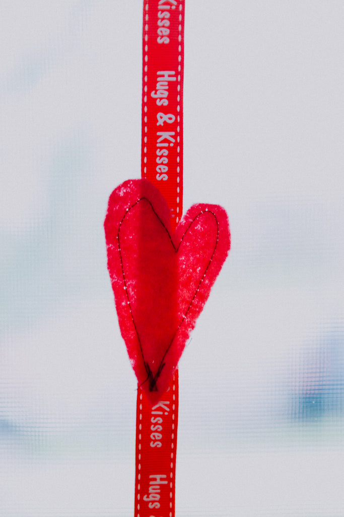 valentine felt heart