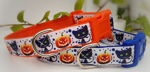 Blue Cats Dog Collar / Lead
