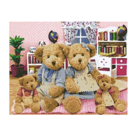 stuffed bear family