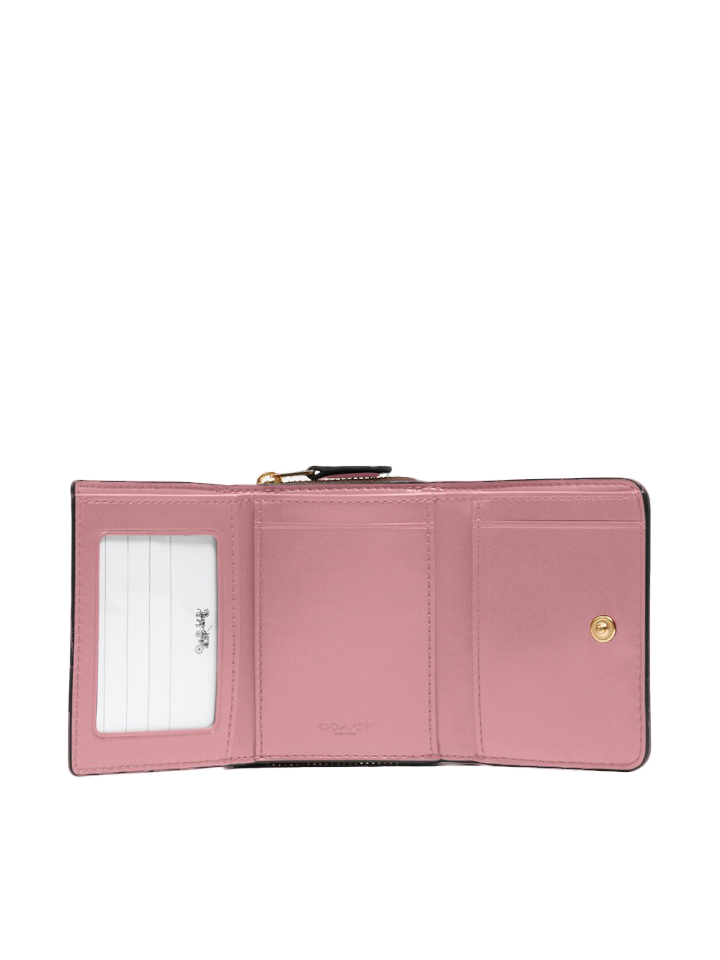 small pink coach wallet