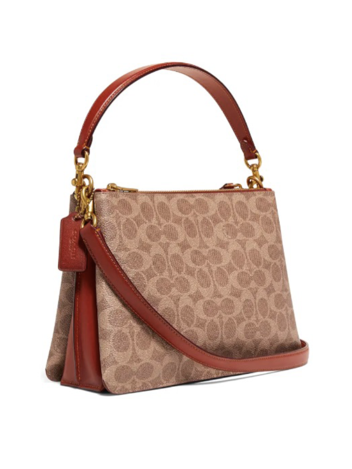 coach turnlock clasp satchel