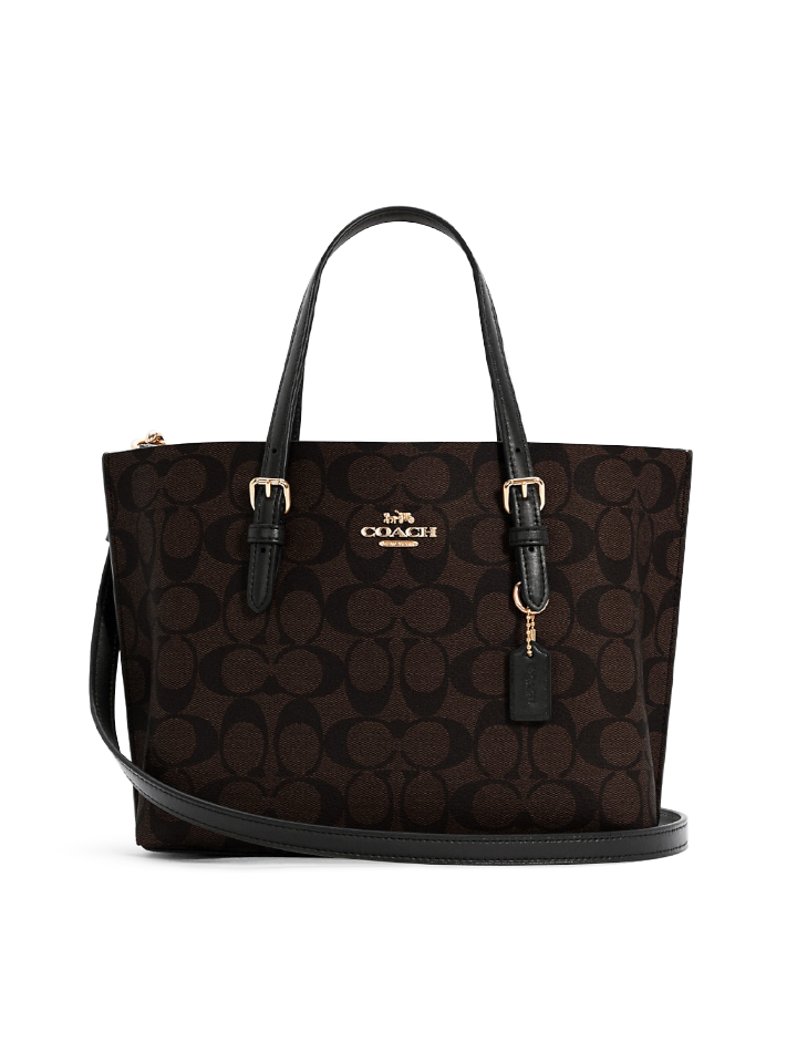 coach purse with snakeskin handles