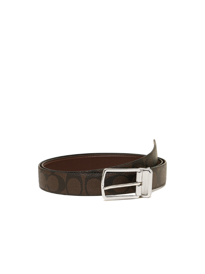 brown coach belt mens