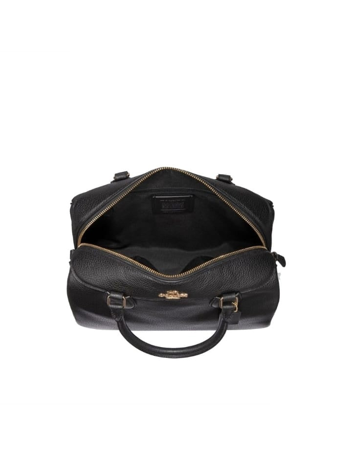 black satchel crossbody bag