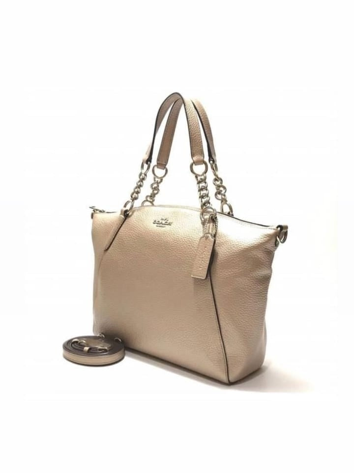 coach small kelsey chain satchel