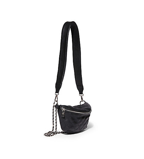 steve madden belt bag black