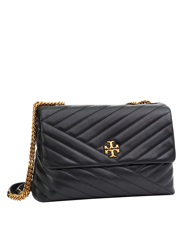 tory burch black ella tote