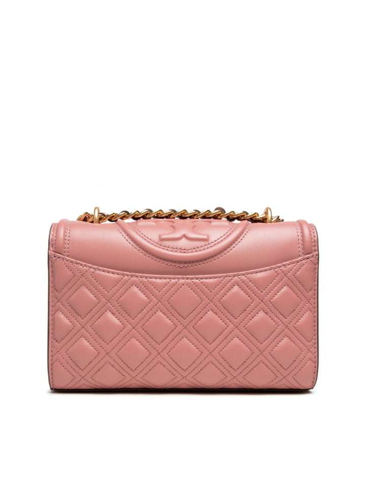 tory burch fleming small convertible shoulder bag pink magnolia