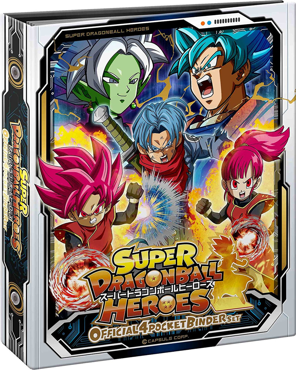 DB Super Dragon Ball Heroes 4 pocket binder set the Big Bang mission