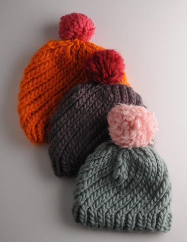 Mrs Moon Swirl Hats from The Knitter's Yarn