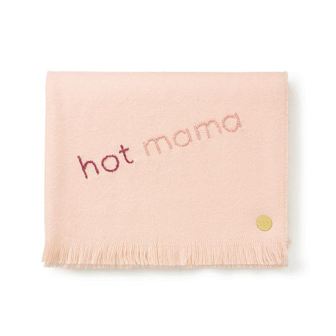 St. Frank Hot Mama Embroidered Baby Alpaca Throw