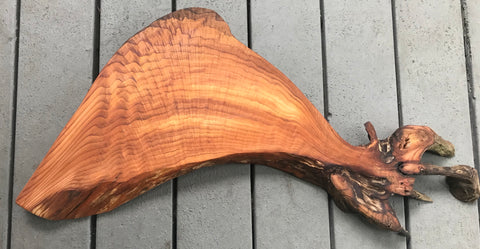 Handmade Light Cedar Solid Wood Charcuterie Board