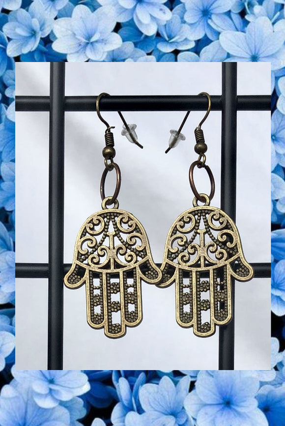 ☯Hamsa Earrings☯