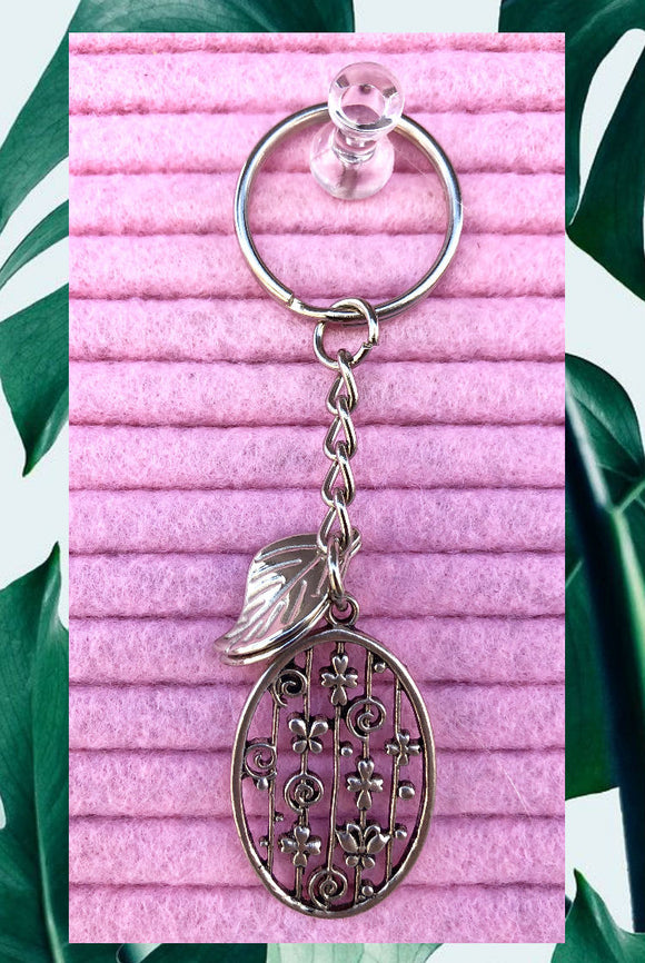 ☯Silver Garden Key Ring☯