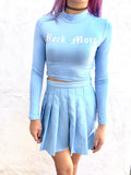 Baby Blue Rock Me Top