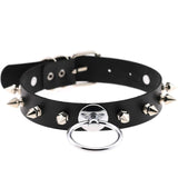 O Ring Spiked Choker