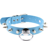 O Ring Spiked Choker