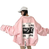 Baby Pink Bomber Jacket