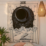 The Moon Tarot Tapestry