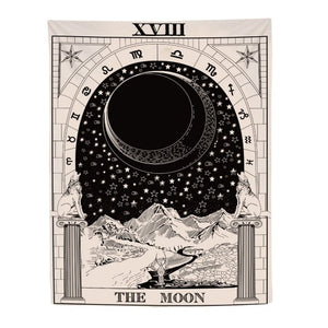 The Moon Tarot Tapestry