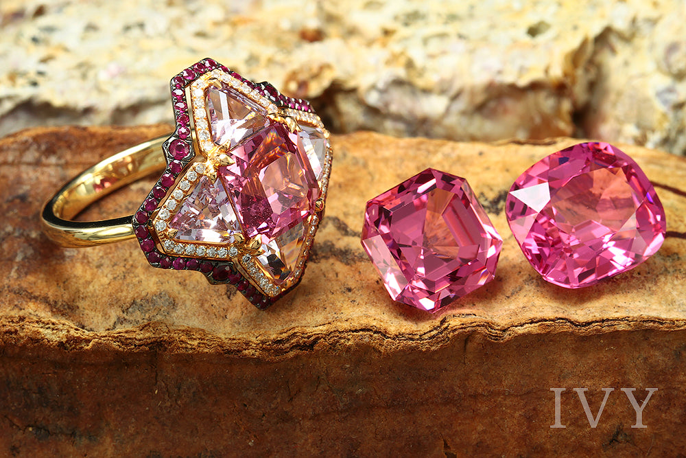 Pink spinel