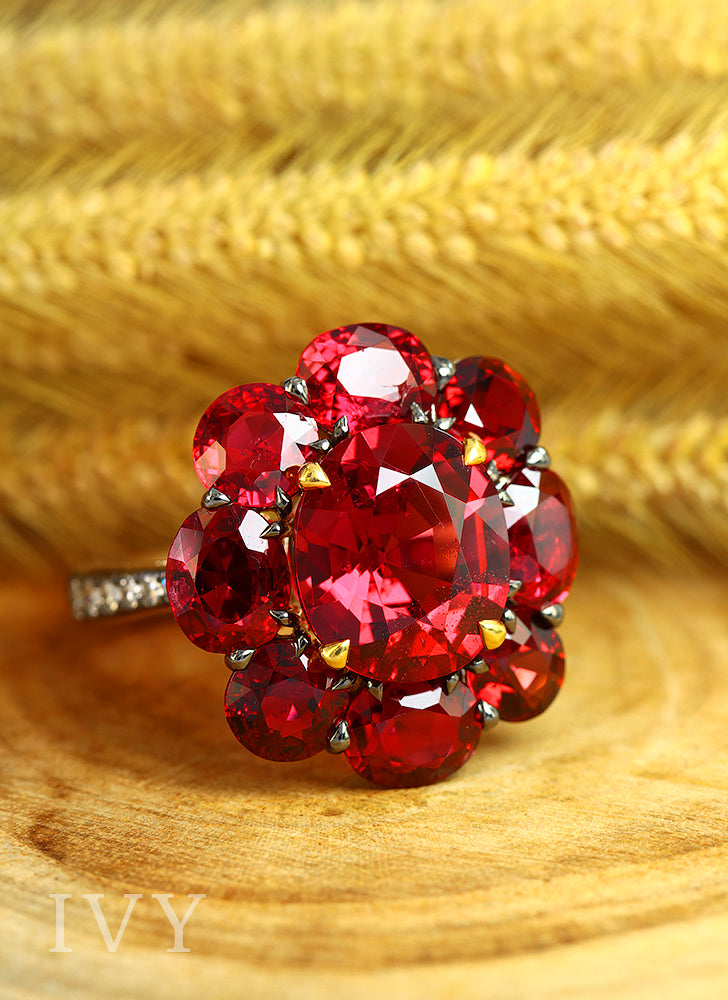 Red Spinel ring