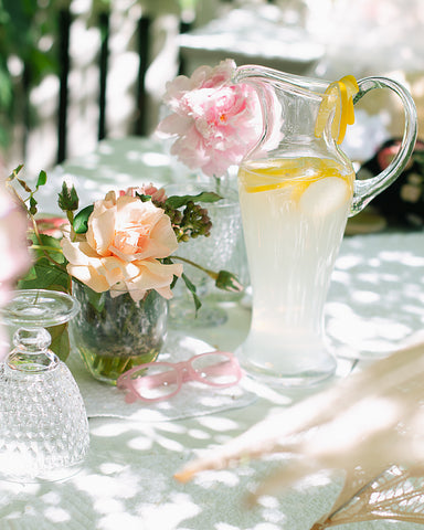 jug of fresh lemon juice