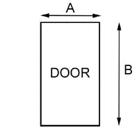 Door Diagram - Measuring for Fit