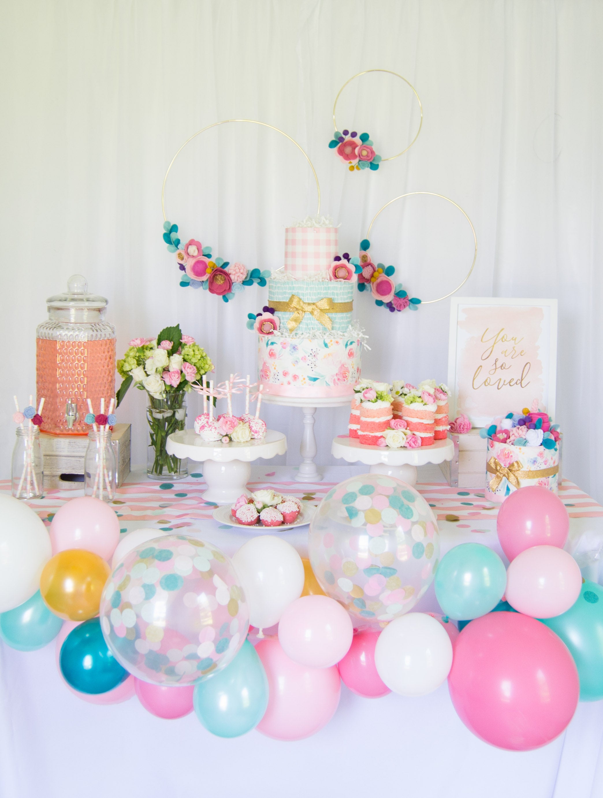 Waterclolor Floral Baby Shower