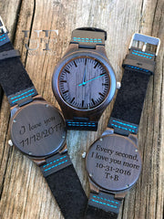 personalized watch for groom gift exchange 