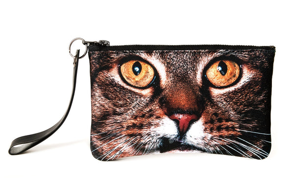 Tabby Wristlet Cat Purse