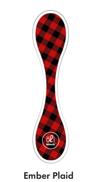 New - Oli Clips from Oliblock - magnetic Planner Clip - Large - Ember Plaid