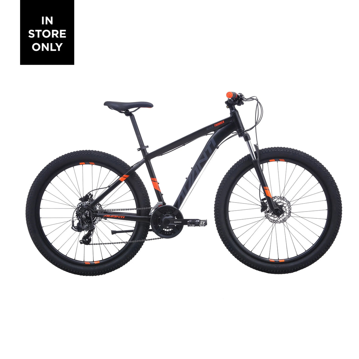 avanti black thunder mountain bike