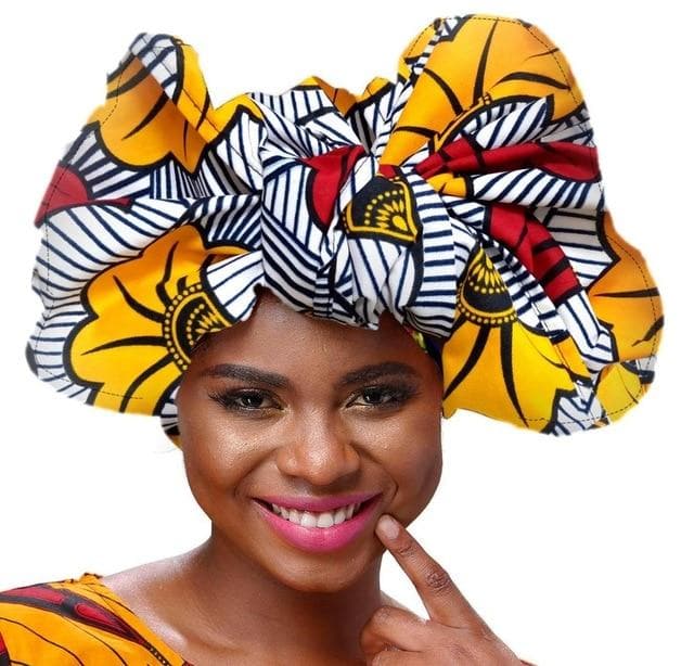 African Print Headwrap / Headtie - Options available - African Clothing from Kargozary