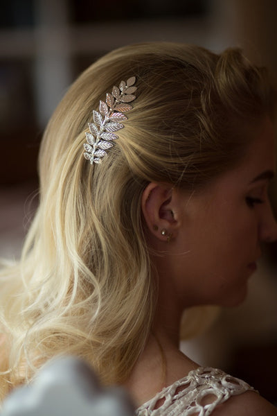 leaf wedding hair accessories