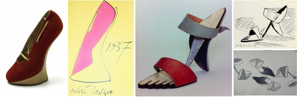 andre perugia heelless shoe picasso