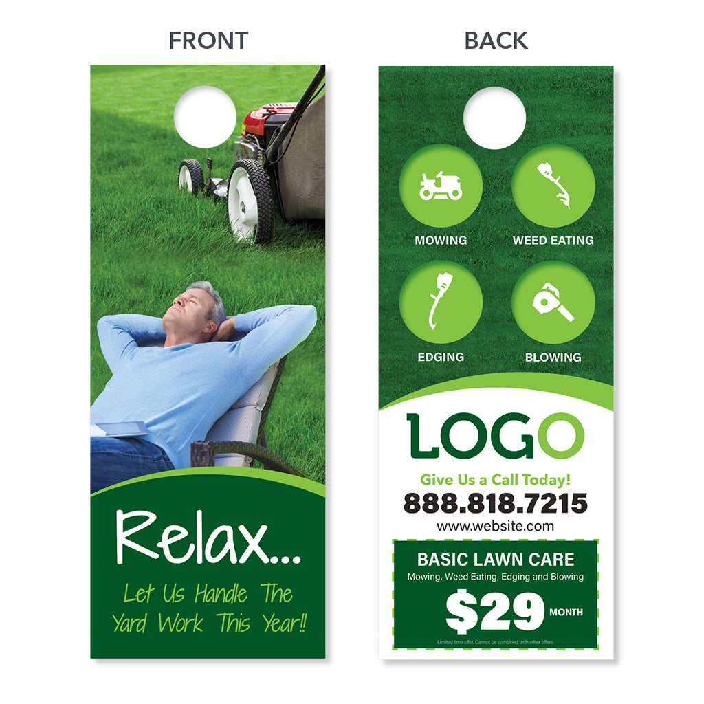 lawn-care-door-hanger-landscape-print-design-free-shipping