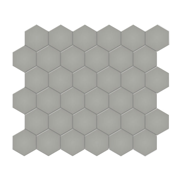 Anatolia Soho Porcelain 2 In Hexagon Glazed Mosaic Cement Chic Floorzz