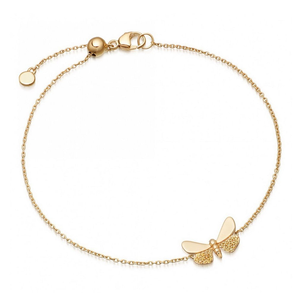 thin gold chain bracelet