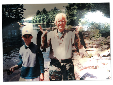 father son fishing