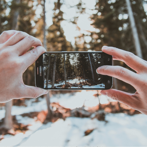 smartphone outdoors