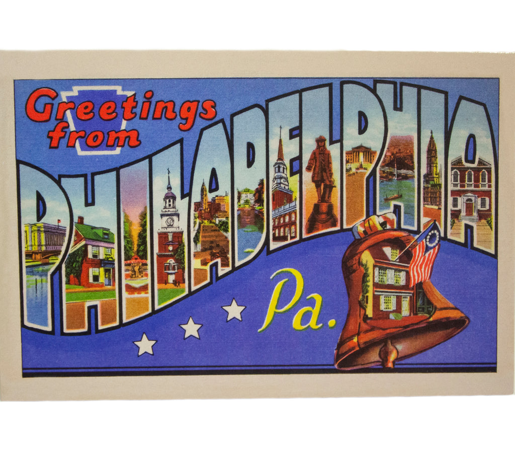 beheerder nikkel staking Philadelphia Vintage Greetings Postcard (B) – Xenos Candy "N" Gifts