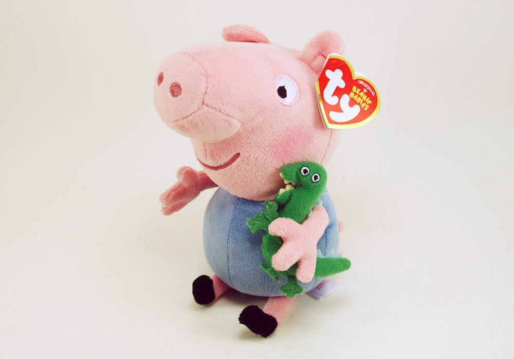 Peppa Pig George 6inch Beanie Toy for sale online Ty