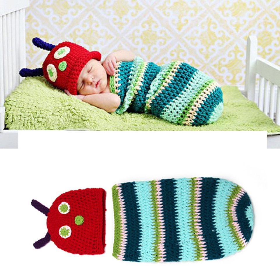 hungry caterpillar knitted baby outfit