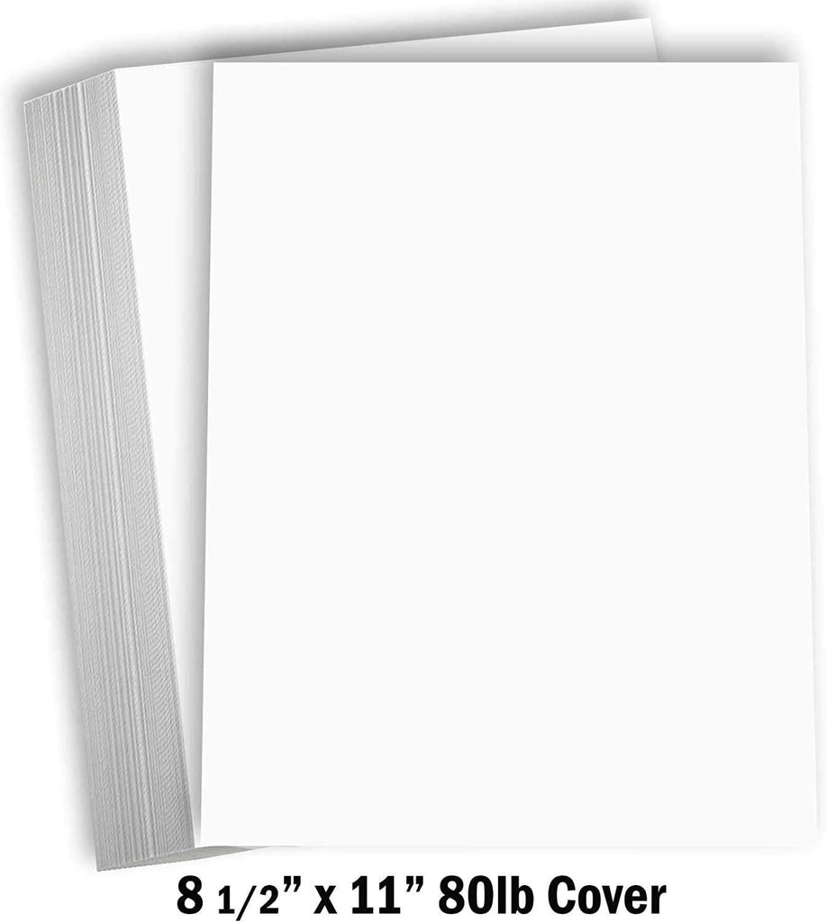 Hamilco White Cardstock Paper 11x17 65 lb Cover Card Stock 50 Pack 