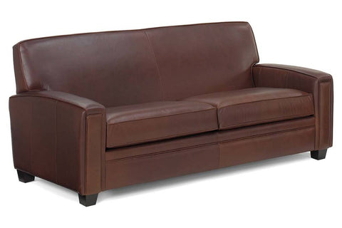 Burton Two Seat Leather Couch 