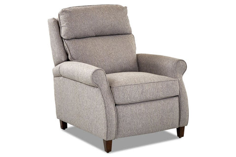 Robinson Fabric Pillow Back Recliner w/ Pop Up Headrest